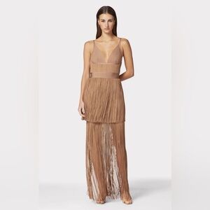HERVÉ LÉGER fringe dress
